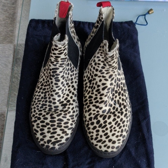 Del Toro Shoes - Del Toro Leopard Print Pony Hair High Tops Sz 6